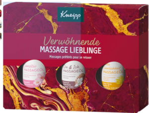Kit de  3 huiles de massage