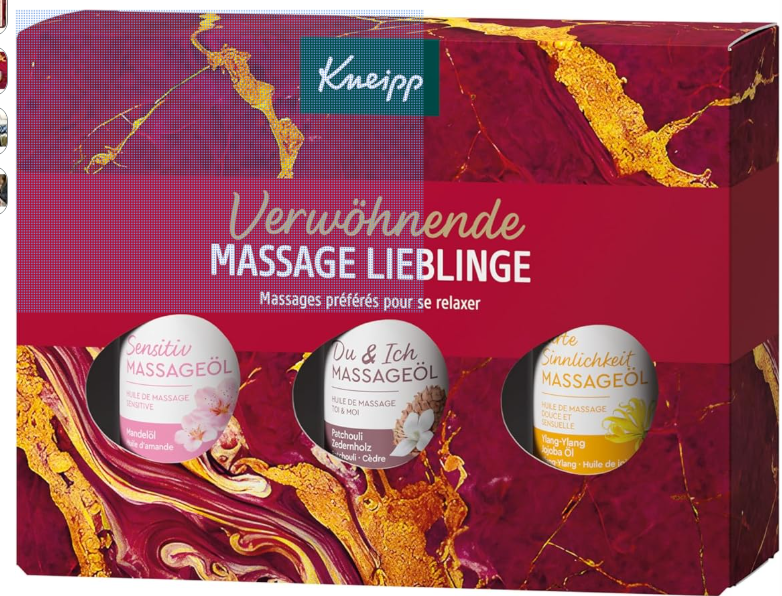 Kit de 3 huiles de massage